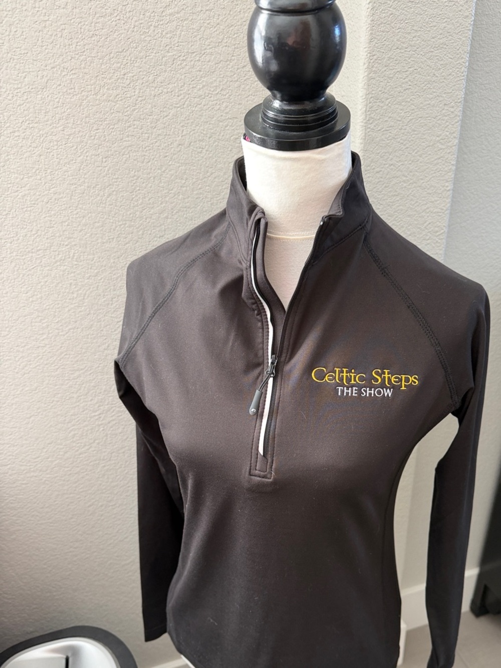 Celtic Steps The Show Black Quarter-Zip Pullover